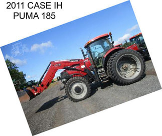 2011 CASE IH PUMA 185