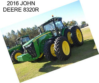 2016 JOHN DEERE 8320R