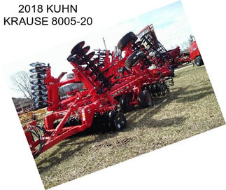 2018 KUHN KRAUSE 8005-20