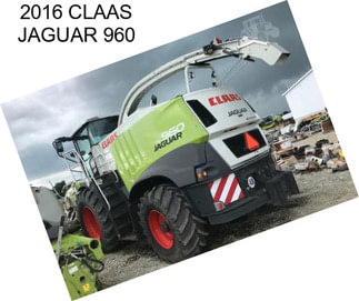 2016 CLAAS JAGUAR 960