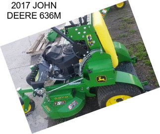 2017 JOHN DEERE 636M