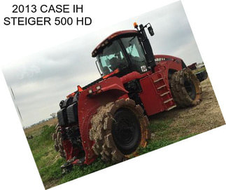 2013 CASE IH STEIGER 500 HD