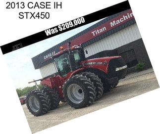 2013 CASE IH STX450