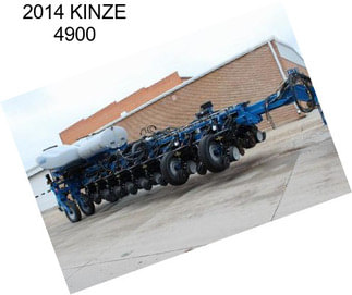 2014 KINZE 4900