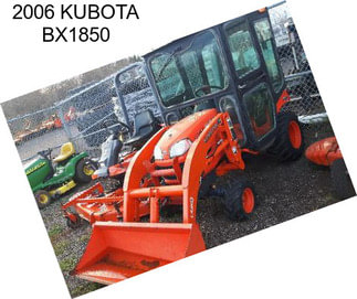 2006 KUBOTA BX1850