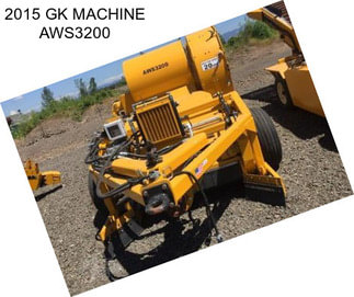 2015 GK MACHINE AWS3200