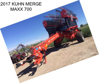 2017 KUHN MERGE MAXX 700