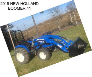 2016 NEW HOLLAND BOOMER 41