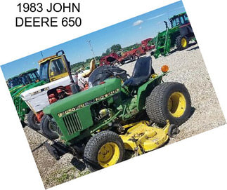 1983 JOHN DEERE 650