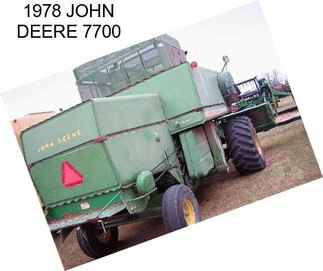 1978 JOHN DEERE 7700