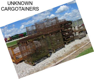 UNKNOWN CARGOTAINERS