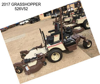 2017 GRASSHOPPER 526V52