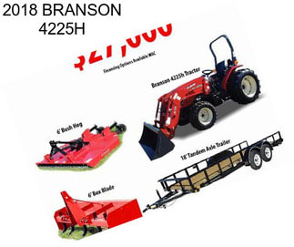 2018 BRANSON 4225H