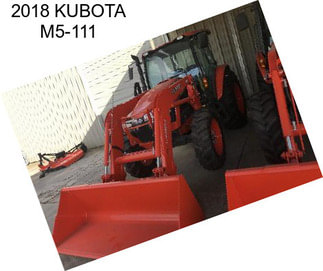 2018 KUBOTA M5-111