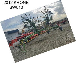 2012 KRONE SW810