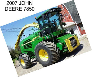 2007 JOHN DEERE 7850