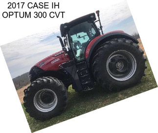 2017 CASE IH OPTUM 300 CVT