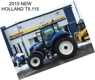 2015 NEW HOLLAND T5.115