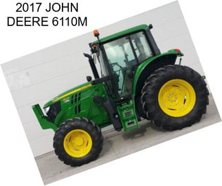 2017 JOHN DEERE 6110M