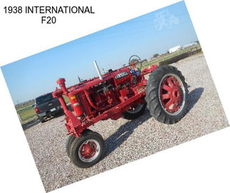 1938 INTERNATIONAL F20