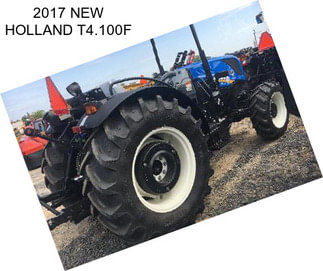 2017 NEW HOLLAND T4.100F