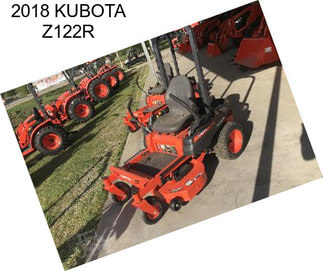 2018 KUBOTA Z122R