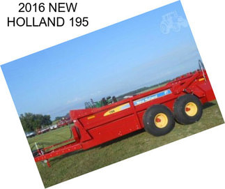 2016 NEW HOLLAND 195