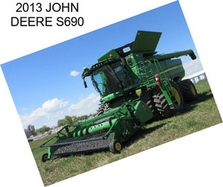 2013 JOHN DEERE S690