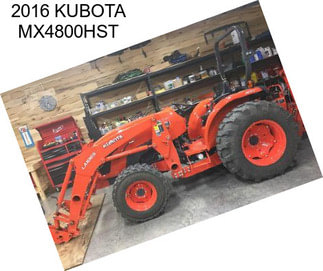 2016 KUBOTA MX4800HST