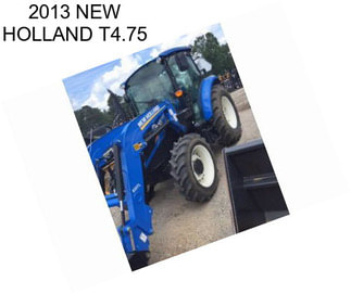 2013 NEW HOLLAND T4.75