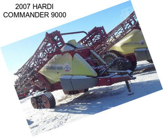 2007 HARDI COMMANDER 9000
