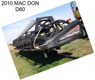 2010 MAC DON D60