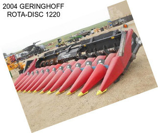 2004 GERINGHOFF ROTA-DISC 1220