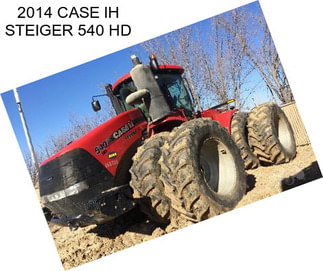 2014 CASE IH STEIGER 540 HD