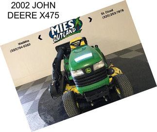 2002 JOHN DEERE X475