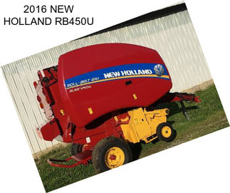 2016 NEW HOLLAND RB450U