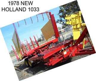 1978 NEW HOLLAND 1033