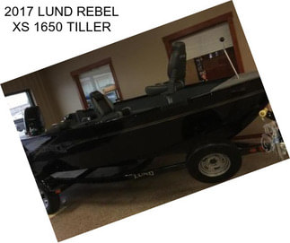 2017 LUND REBEL XS 1650 TILLER