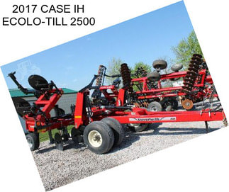 2017 CASE IH ECOLO-TILL 2500