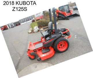 2018 KUBOTA Z125S