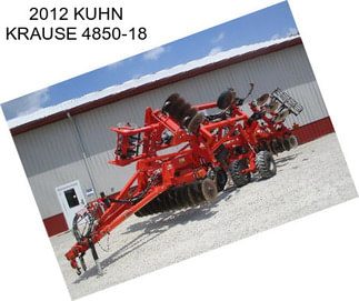 2012 KUHN KRAUSE 4850-18