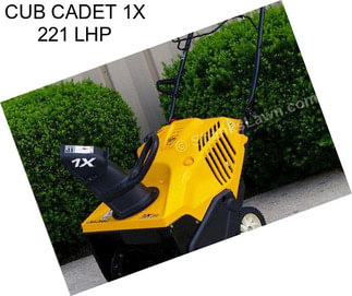 CUB CADET 1X 221 LHP