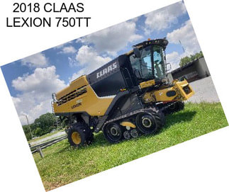 2018 CLAAS LEXION 750TT