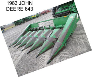 1983 JOHN DEERE 643