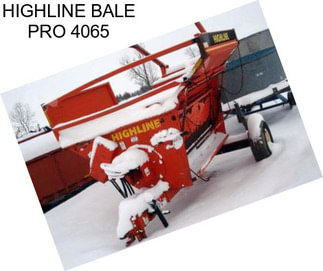 HIGHLINE BALE PRO 4065