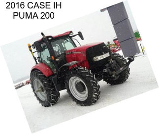 2016 CASE IH PUMA 200