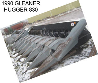1990 GLEANER HUGGER 830