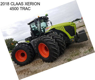 2018 CLAAS XERION 4500 TRAC
