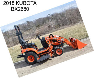 2018 KUBOTA BX2680