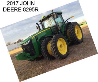 2017 JOHN DEERE 8295R